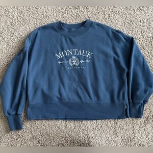Abercrombie cropped crewneck